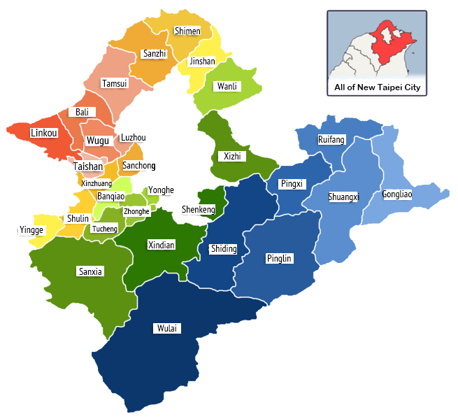 New Taipei City Cable TV map