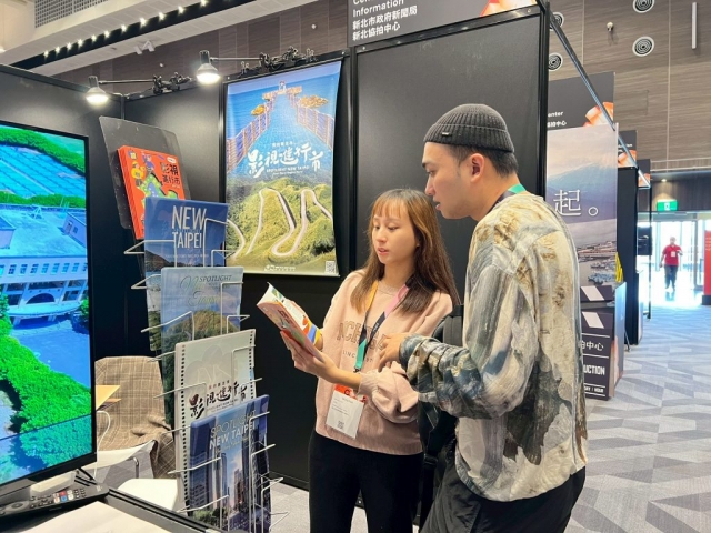 新北協拍中心參與「2025 TCCF創意內容大會」期間，吸引逾50組國內、外影視團隊諮詢新北場景。